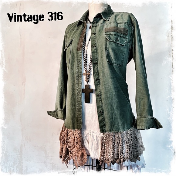 Vintage 316 Tops - RESERVED ♥️Little Military Girl